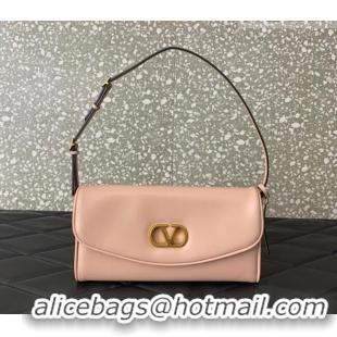 Unique Discount Valentino Devain Small Shoulder Bag in Lambskin Leather 2031 Light Pink 2026