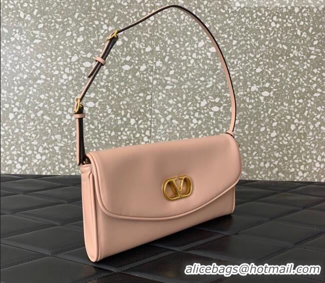 Unique Discount Valentino Devain Small Shoulder Bag in Lambskin Leather 2031 Light Pink 2026