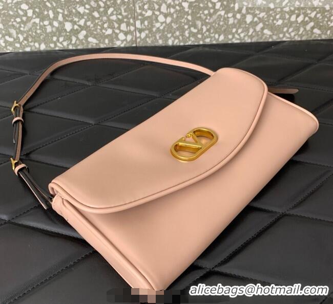 Unique Discount Valentino Devain Small Shoulder Bag in Lambskin Leather 2031 Light Pink 2026