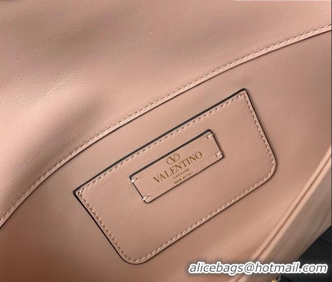 Unique Discount Valentino Devain Small Shoulder Bag in Lambskin Leather 2031 Light Pink 2026