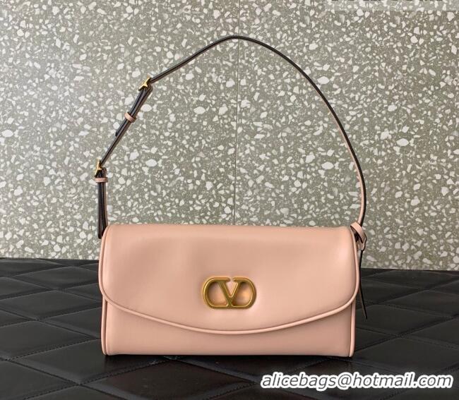 Unique Discount Valentino Devain Small Shoulder Bag in Lambskin Leather 2031 Light Pink 2026