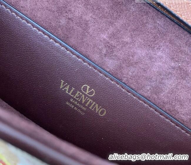 New Design Valentino Garavani Locò Small Shoulder Bag In Flora Embroidered Canvas 5086 Beige 2026