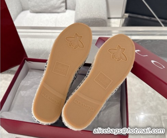 Hot Style Gucci GG Canvas Flat Espadrilles with Horsebit GG121805 Blue 2026