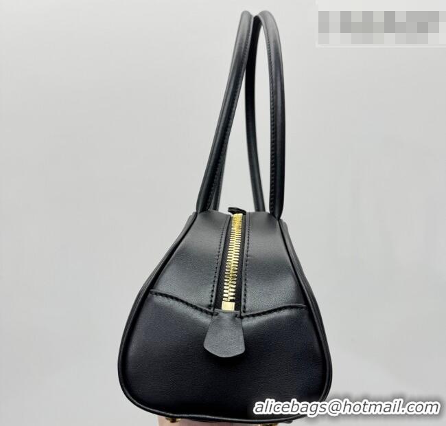 Best Price Miu Miu Beau Leather Bowling Bag 5BB193 Black 2026