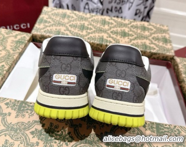 Buy Discount Gucci Men's Re-Web Sneakers 4cm in Gradient Green GG Canvas 785452 2026