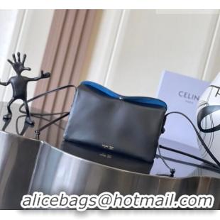 Buy Discount Celine Trio Flap Bag in Smooth Lambskin Leather 10P862 Black 2026