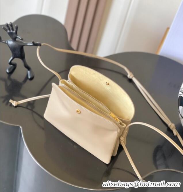 Inexpensive Celine Trio Flap Bag in Smooth Lambskin Leather 10P862 Safari Beige 2026