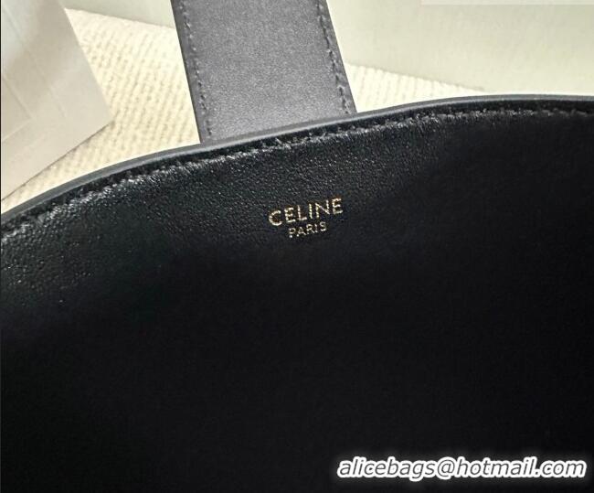 Good Taste Celine Mini Bucket Bag Louise in Smooth Calfskin Leather 10N473 Black 2026