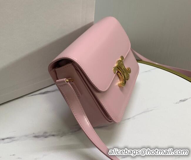 Buy Cheap Celine Teen Triomphe Mini Bag in Shiny Calfskin Leather 188423 Sakura Pink 2026