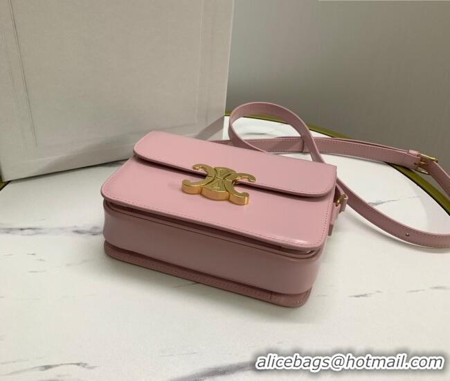 Buy Cheap Celine Teen Triomphe Mini Bag in Shiny Calfskin Leather 188423 Sakura Pink 2026