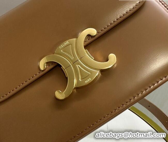 Super Quality Celine Teen Triomphe Mini Bag in Shiny Calfskin Leather 188423 Bronze 2026