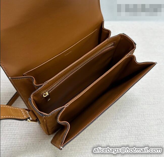 Luxury Cheap Celine Classique Triomphe Bag in Suede 187366 Camel 2026