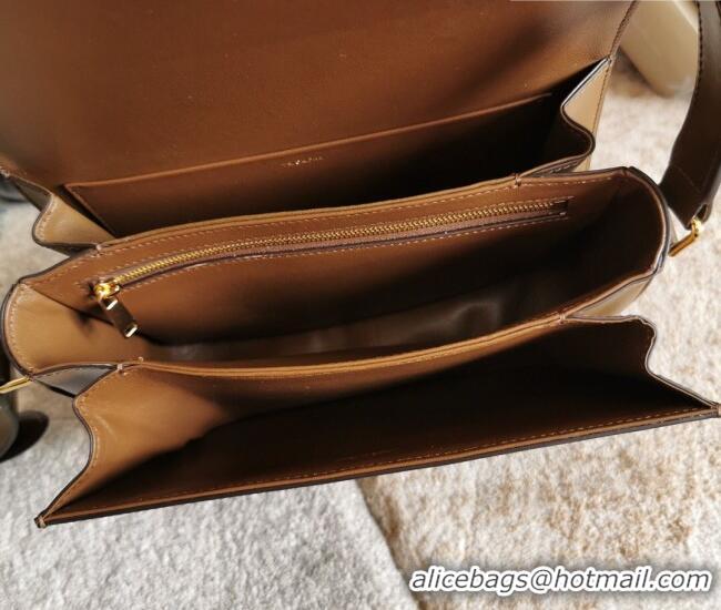 Best Price Celine Classique Triomphe Bag in Shiny Calfskin Leather 187366 Caramel 2026