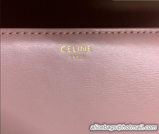 Good Quality Celine Classique Triomphe Bag in Shiny Calfskin Leather 187366 Sakura Pink 2026