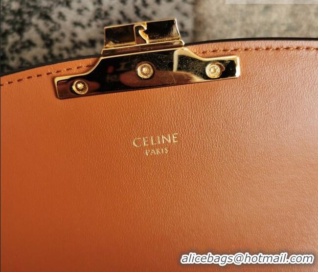 Unique Grade Celine Classique Triomphe Bag in Canvas and Calfskin Leather 187366 White 2026