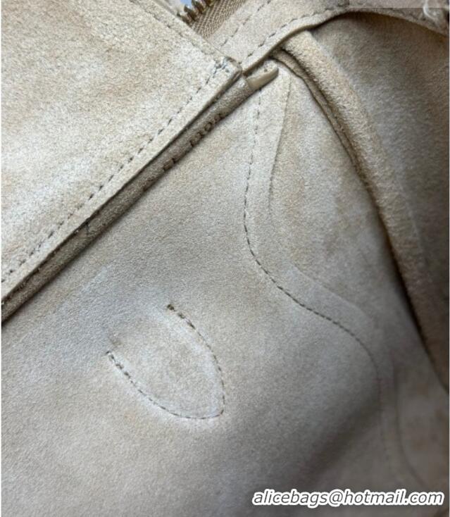 Affordable Price Celine Small New Luggage in Suede 124213 Beige 2025