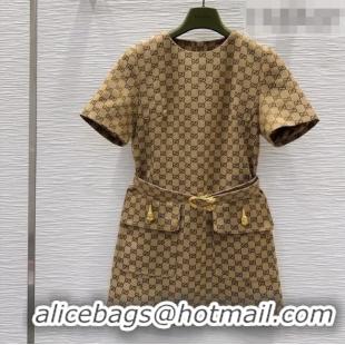 Famous Brand Gucci GG Dress G012201 Beige 2026