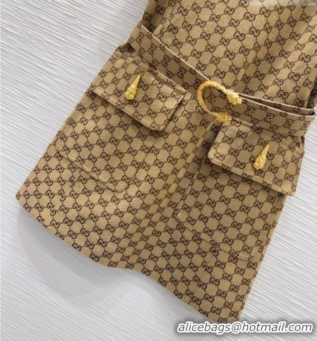 Famous Brand Gucci GG Dress G012201 Beige 2026