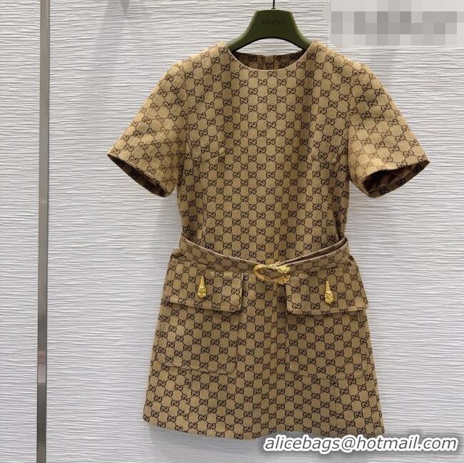 Famous Brand Gucci GG Dress G012201 Beige 2026