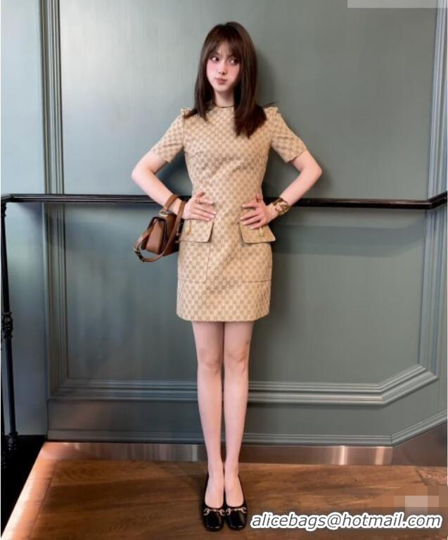 Famous Brand Gucci GG Dress G012201 Beige 2026