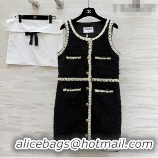Reasonable Price Chanel Dress CH012202 Black 2026