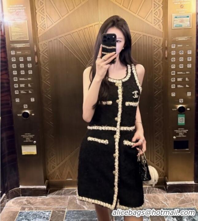 Reasonable Price Chanel Dress CH012202 Black 2026