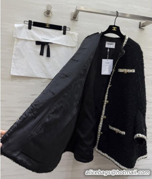 Best Price Chanel Cape Coat CH012203 Black 2026