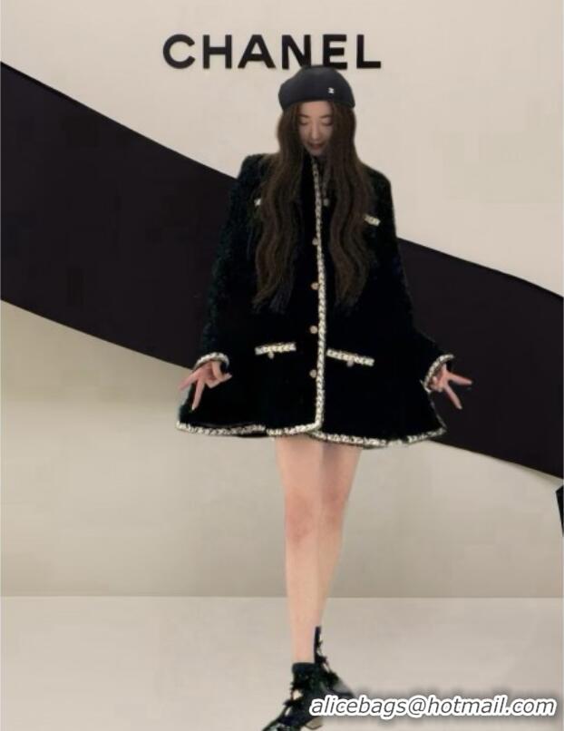Best Price Chanel Cape Coat CH012203 Black 2026