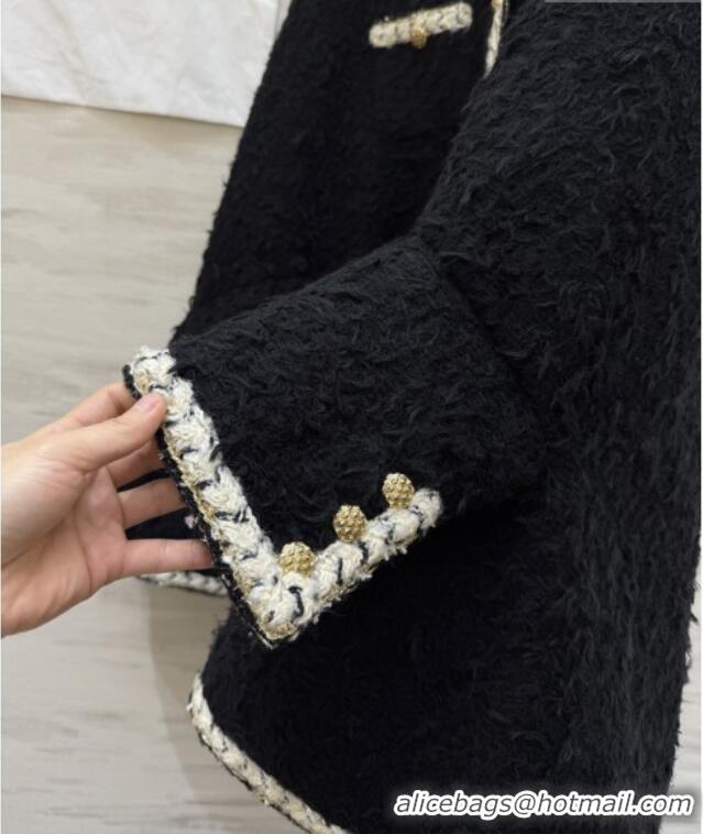 Best Price Chanel Cape Coat CH012203 Black 2026