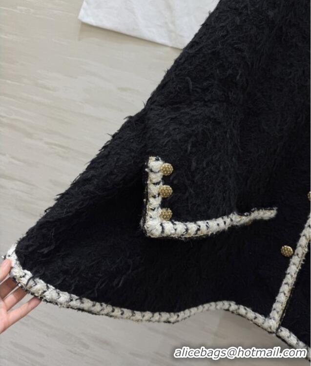 Best Price Chanel Cape Coat CH012203 Black 2026