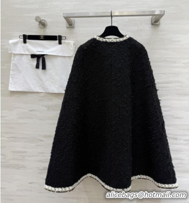 Best Price Chanel Cape Coat CH012203 Black 2026