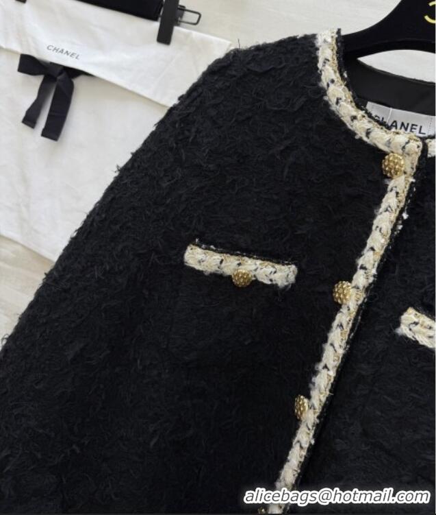 Best Price Chanel Cape Coat CH012203 Black 2026