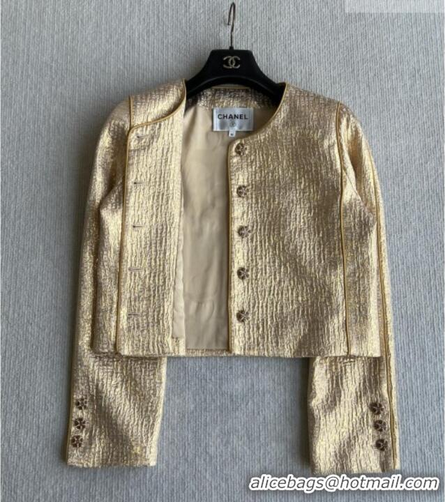 Famous Brand Discount Chanel Jacket CH012204 Gold 2026