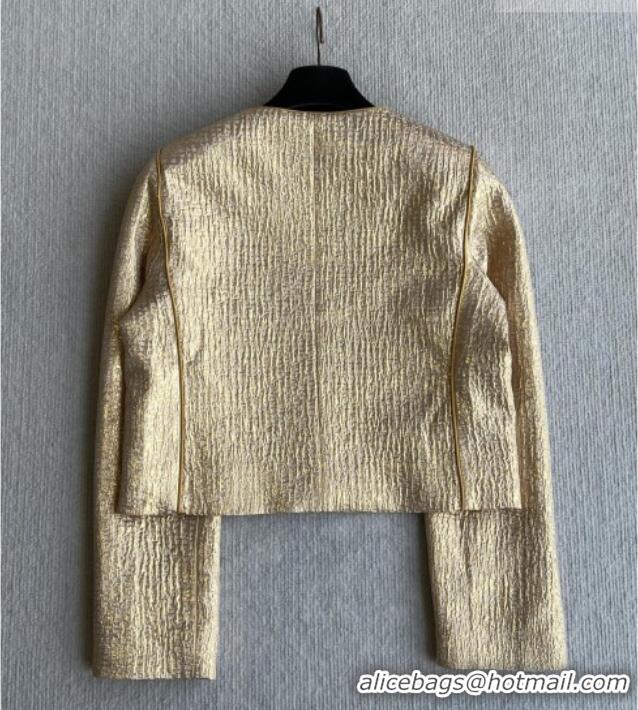 Famous Brand Discount Chanel Jacket CH012204 Gold 2026