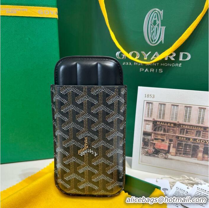 Famous Brand Goyard Churchill 3 Gigar Case 8857 Black