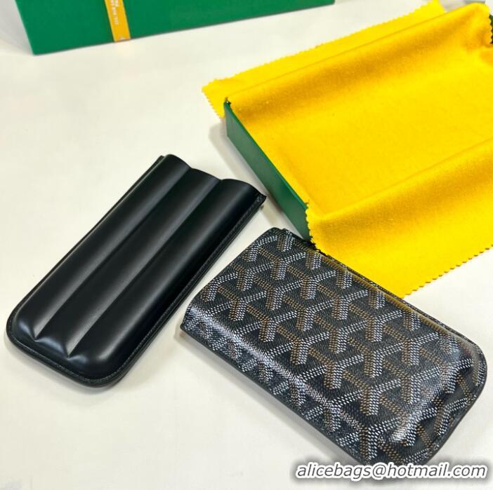 Famous Brand Goyard Churchill 3 Gigar Case 8857 Black