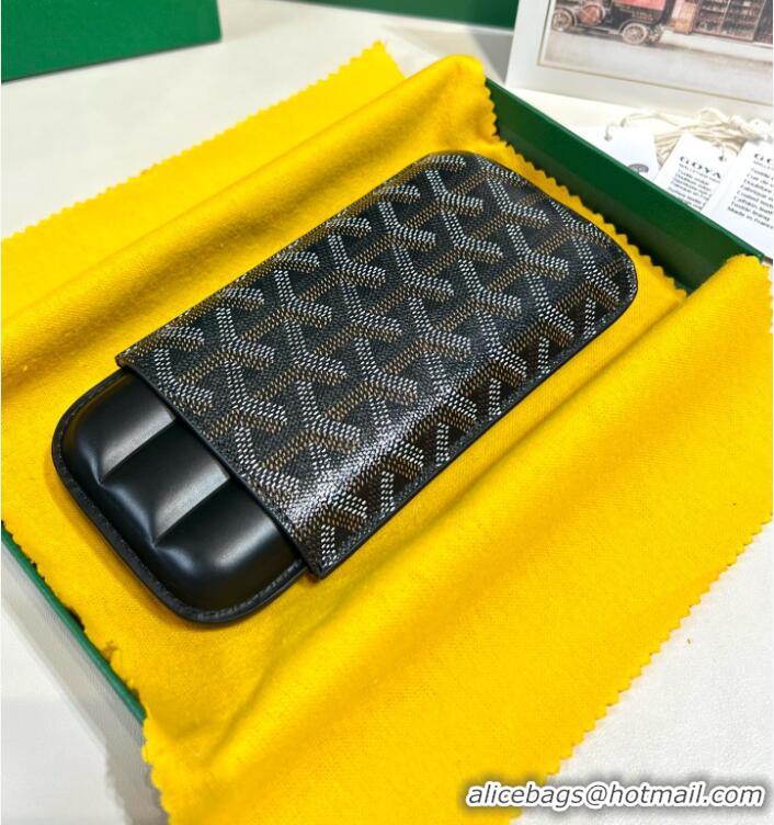 Famous Brand Goyard Churchill 3 Gigar Case 8857 Black