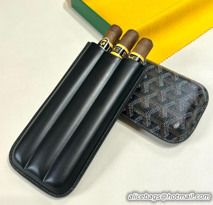 Famous Brand Goyard Churchill 3 Gigar Case 8857 Black