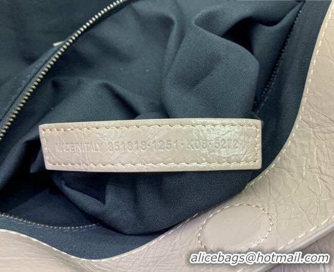 Buy Discount Balenciaga Le City Tote Bag Medium in Arena Storico Lambskin 0122 Apricot 2026