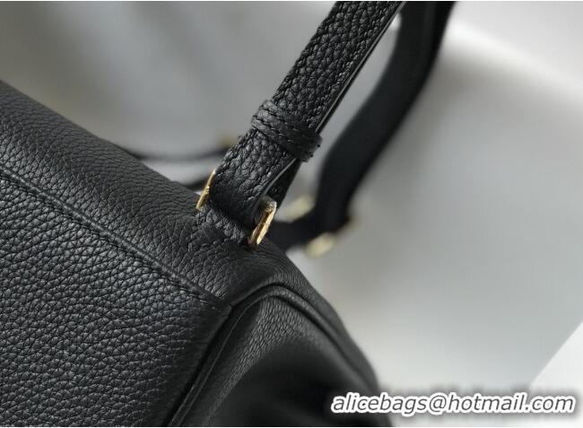 Big Discount Hermes Kelly Ado Backpack 22cm in Togo Leather H2101 Black/Gold 2026(Half Handmade)