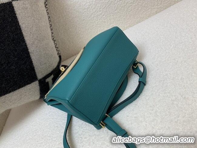 Most Popular Hermes Kelly Ado Backpack 22cm in Togo Leather H2101 Verona Green/Gold 2026 (Half Handmade)