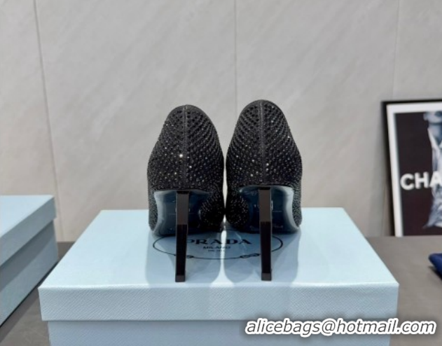 Best Product Prada Strass Allover Heel Pumps 8.5cm PR120501 1205012 Black 2026