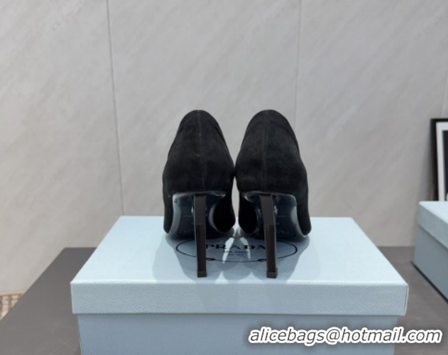 Good Product Prada Suede Heel Pumps 8.5cm Black PR120501 1205020 2026