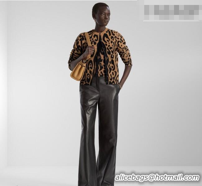 Good Taste Fendi Peekaboo Mini Bag with Thread in Leather 8697 Black 2026