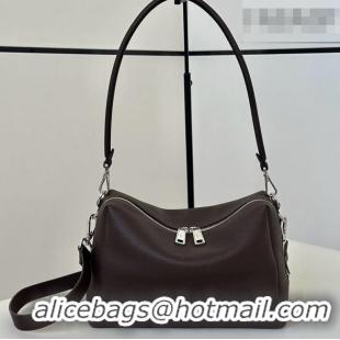 Best Price Fendi Lui Medium Bag in Grained Leather 66811M Dark Brown 2026