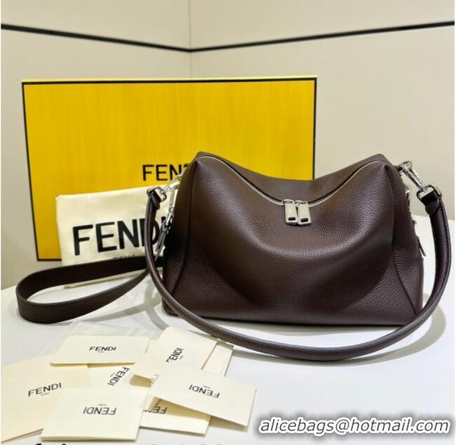 Best Price Fendi Lui Medium Bag in Grained Leather 66811M Dark Brown 2026