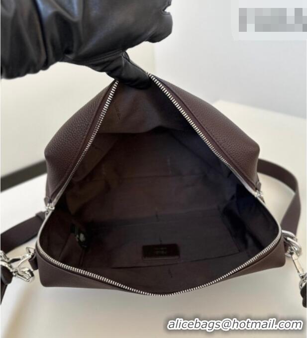 Best Price Fendi Lui Medium Bag in Grained Leather 66811M Dark Brown 2026