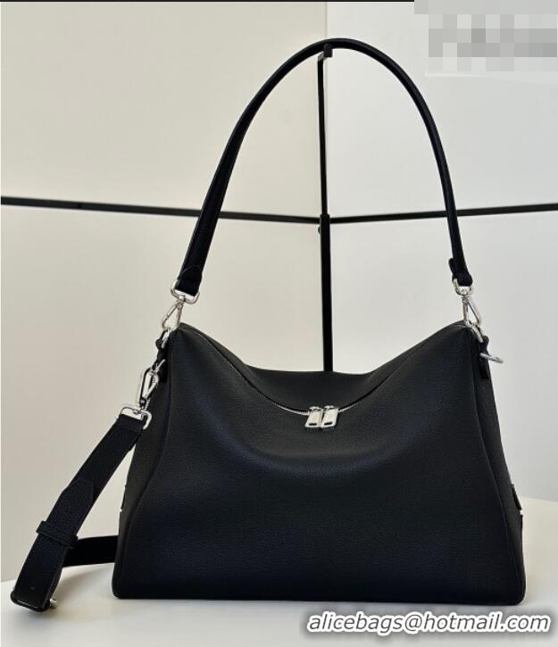 Best Price Fendi Lui Large Bag in Grained Leather 66811L Black 2026