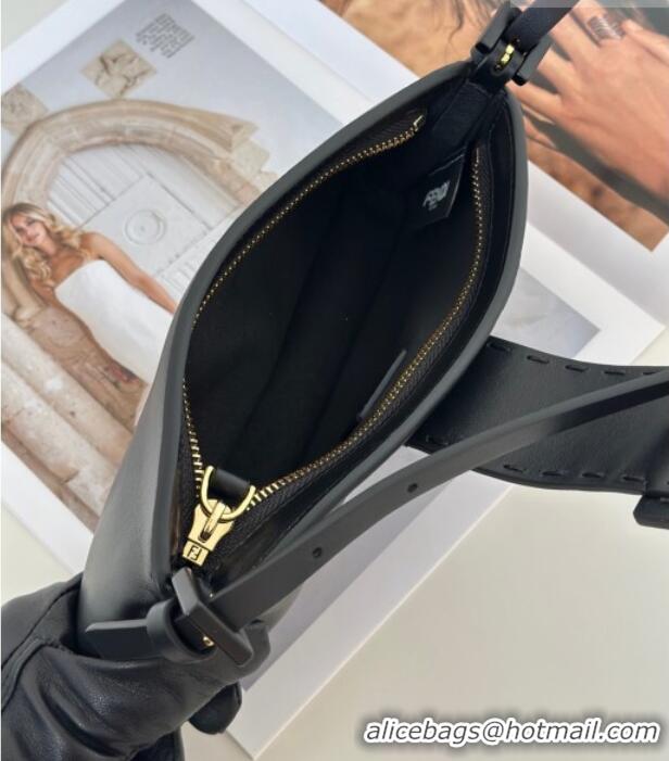 Best Price Fendi Baby B. Mini Bag in Leather 8705 Black 2026