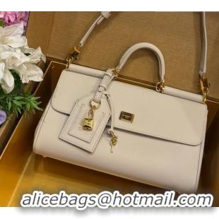 Luxury Cheap Dolce & Gabbana DG Elongated My Sicily handbag in Leather 0121 Beige 2026